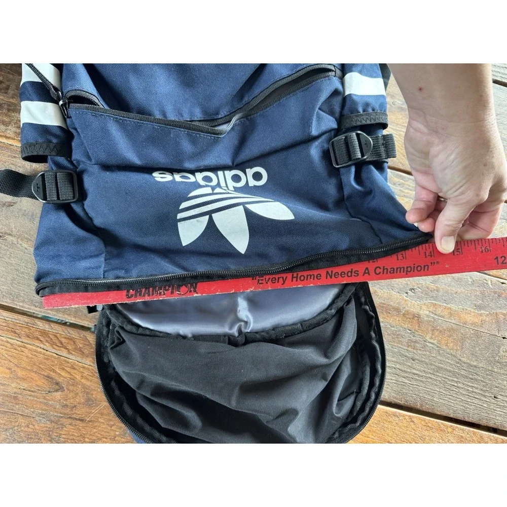 Navy Blue Adidas Sport Bag Basketball Soccer Backpack Youth